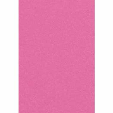 2x papieren tafelkleden/tafellakens decoratie roze 137 x 274 cm