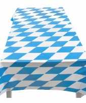 Blauw met wit tafelkleed 130 x 180 cm