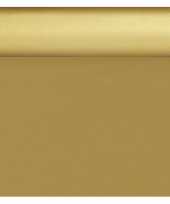 Feestartikelen gouden tafelkleden tafellopers placemats 40 x 480 cm