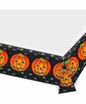 Feestartikelen plastic tafelkleed pompoen 137 x 243 cm