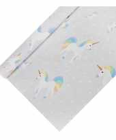 Kinderfeestje eenhoorn tafelkleden 120 x 500 cm
